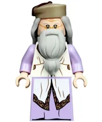 LEGO Albus Dumbledore, Lavender Robe, Dark Tan Hat minifigure