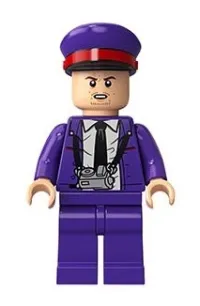 LEGO Stan Shunpike in Knight Bus Conductor Uniform, Red Band on Hat minifigure