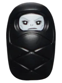 LEGO Baby / Infant - with Stud Holder on Back with White Evil Face Pattern (Baby Voldemort) minifigure
