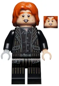 LEGO Peter Pettigrew, Black Suit, Light Bluish Gray Right Hand minifigure
