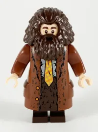 LEGO Rubeus Hagrid, Reddish Brown Topcoat with Buttons minifigure