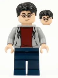 LEGO Harry Potter, Light Bluish Gray Hooded Sweatshirt minifigure