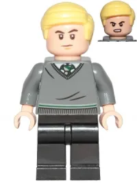 LEGO Draco Malfoy, Slytherin Sweater, Black Legs minifigure