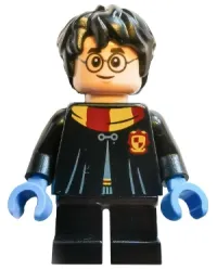 LEGO Harry Potter, Black Torso Gryffindor Robe, Black Short Legs minifigure