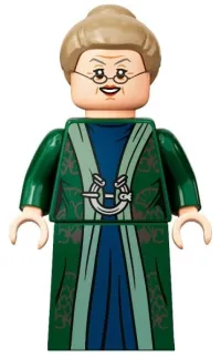 LEGO Professor Minerva McGonagall, Dark Green Robe, Dark Tan Hair minifigure