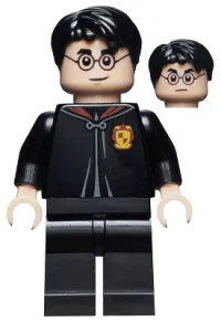 LEGO Harry Potter, Gryffindor Robe Clasped Closed, Black Legs minifigure
