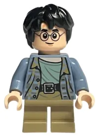 LEGO Harry Potter, Sand Blue Jacket, Smiling minifigure