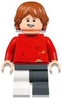 LEGO Ron Weasley, Red Sweater, Leg Cast minifigure