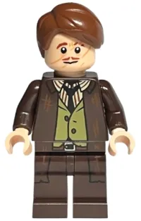 LEGO Professor Remus Lupin, Dark Brown Jacket, Olive Green Vest minifigure