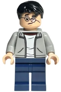 LEGO Harry Potter, Light Bluish Gray Jacket, Broken Glasses minifigure