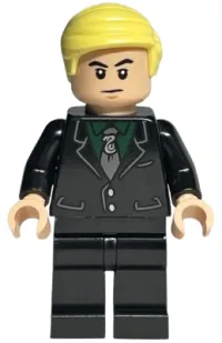 LEGO Draco Malfoy, Black Suit, Slytherin Tie minifigure
