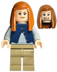 LEGO Ginny Weasley - Dark Blue Cardigan Vest minifigure