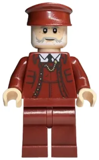 LEGO Train Conductor - Light Nougat Head minifigure