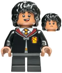LEGO Lee Jordan - Gryffindor Robe Clasped, Black Short Legs minifigure