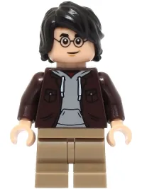LEGO Harry Potter - Dark Brown Open Jacket, Dark Tan Medium Legs minifigure