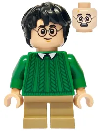 LEGO Harry Potter - Green Sweater, Dark Tan Short Legs minifigure