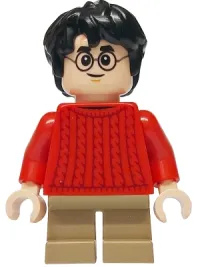 LEGO Harry Potter - Red Sweater, Dark Tan Short Legs minifigure