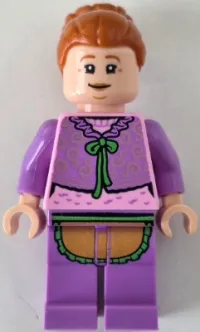 LEGO Mrs. Flume - Medium Lavender Shawl minifigure