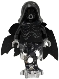 LEGO Dementor - Black with Black Cape, Head with Eye Holes minifigure