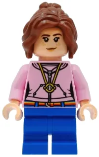 LEGO Hermione Granger - Bright Pink Hoodie with Time Turner Necklace minifigure