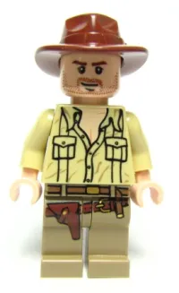 LEGO Indiana Jones - Open Shirt minifigure