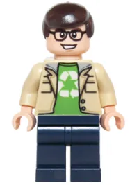 LEGO Leonard Hofstadter minifigure