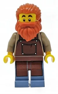 LEGO Blacksmith, Reddish Brown Apron minifigure
