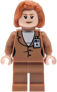 LEGO Dana Scully - Medium Nougat Outfit minifigure