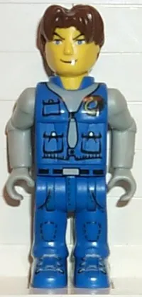LEGO Jack Stone - Blue Jacket, Blue Pants, Gray Shirt minifigure