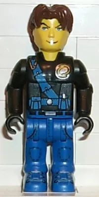 LEGO Jack Stone - Black Jacket, Blue Legs, Blue Sash minifigure