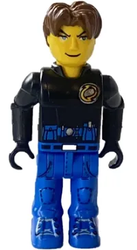 LEGO Jack Stone - Black Jacket, Blue Legs minifigure