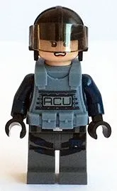 LEGO ACU Trooper - Vest, Helmet, Female minifigure