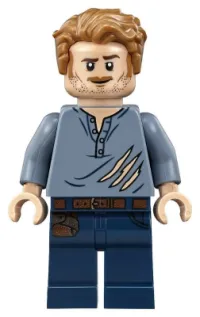 LEGO Owen Grady - Ripped Shirt minifigure