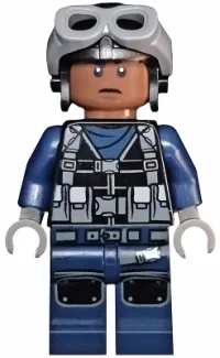 LEGO Guard, Aviator Cap, Goggles minifigure