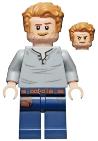 LEGO Owen Grady - Open Neck Shirt minifigure