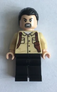 LEGO Vic Hoskins - Black Hair minifigure