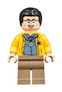 LEGO Dennis Nedry minifigure