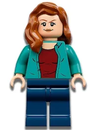 LEGO Claire Dearing - Dark Turquoise Shirt minifigure
