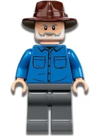 LEGO Alan Grant - Dark Brown Fedora minifigure