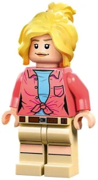 LEGO Dr. Ellie Sattler - Coral Shirt, Ponytail (76960) minifigure