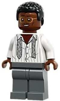 LEGO Ray Arnold - White Striped Shirt with Tie minifigure