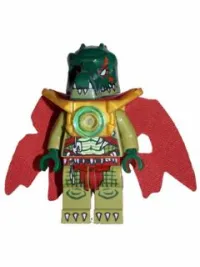 LEGO Cragger - Light Armor, Cape minifigure