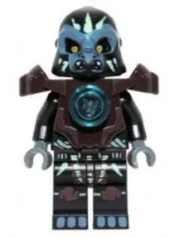 LEGO Gorzan - Dark Brown Heavy Armor minifigure