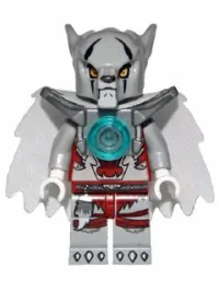 LEGO Worriz - Flat Silver Armor, Cape minifigure