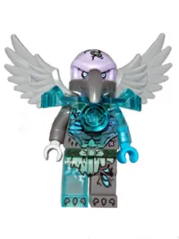 LEGO Vornon - Trans-Light Blue Heavy Armor minifigure