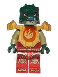 LEGO Cragger - Fire Chi, Heavy Armor, Red Torso minifigure
