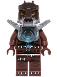 LEGO Crug - Flat Silver Armor minifigure