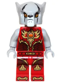 LEGO Worriz - Fire Chi, Light Bluish Gray Hands minifigure