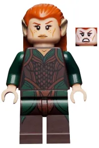 LEGO Tauriel, Dark Green and Dark Brown Outfit minifigure