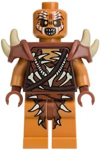 LEGO Gundabad Orc - Bald with Shoulder Spikes minifigure